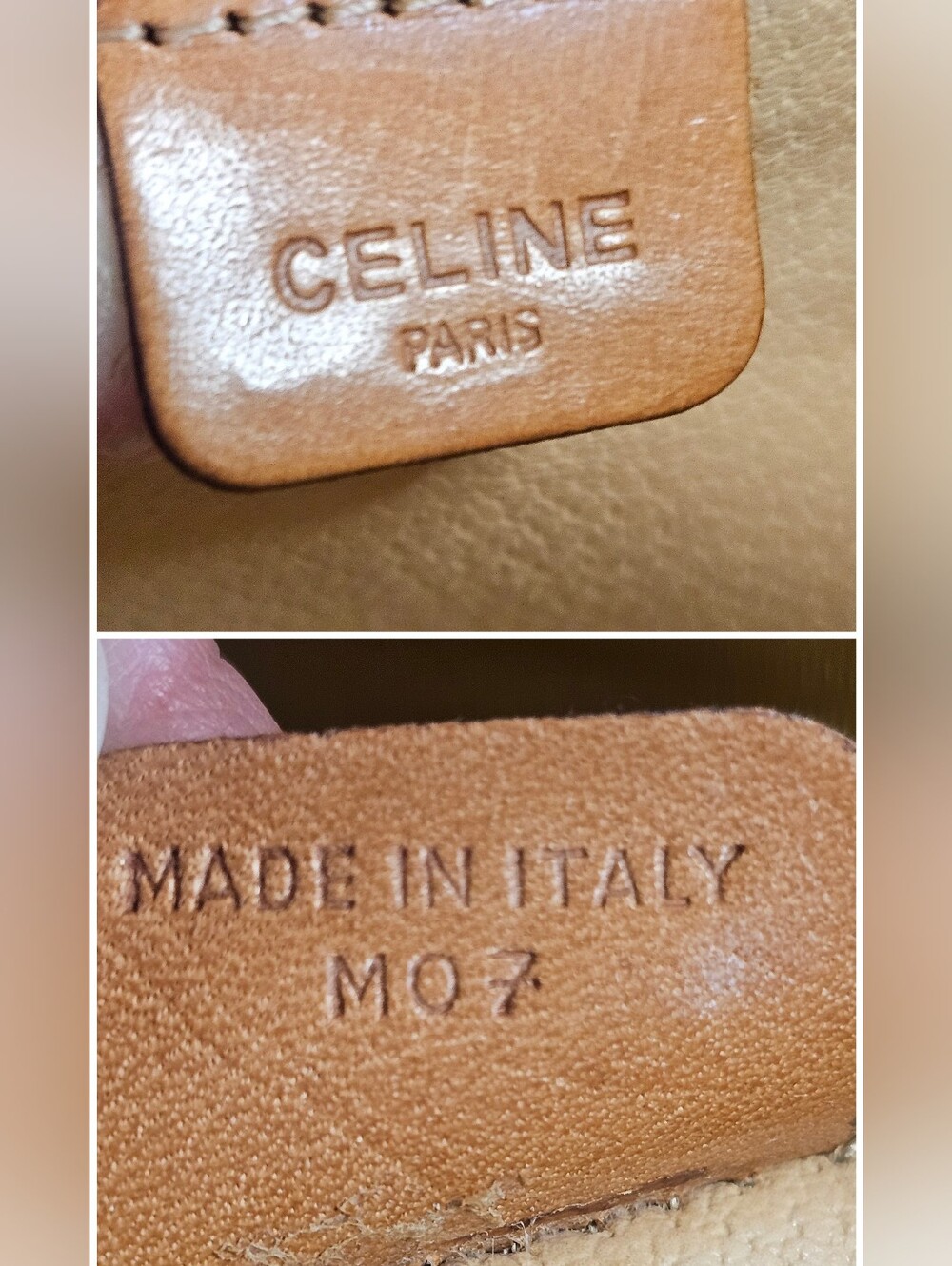 Celine Macadam Triomphe Clutch Bag With Dustbag Insert And Chain - Picture 16 of 16